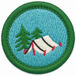 Vintage 1964 Girl Scouts Badge - Round 1.5”